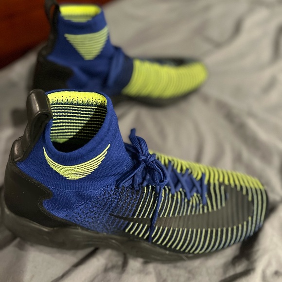 Zoom Mercurial Flyknit 'Deep Royal Blue'- USED ONCE (No box) - Picture 3 of 9